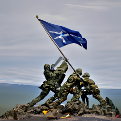 craiyon_223852_iwo_jima_flag_raise_but_with_nato_flag_in_lapland.png