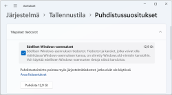 Windows.old-kansion poistaminen - Windows 11.png