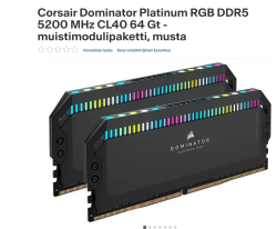 Corsair Dominator Platinum RGB DDR5 5200 MHz CL40 t2x32 Gt.png
